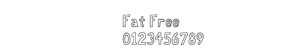 Fuente Fat Free.ttf