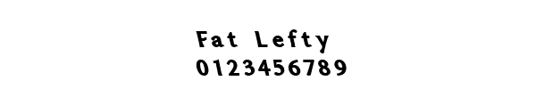 Fuente Fat Lefty.ttf