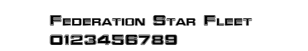 Fuente Federation Star Fleet.ttf