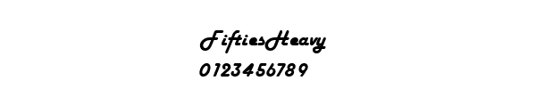 Fuente FiftiesHeavy.ttf