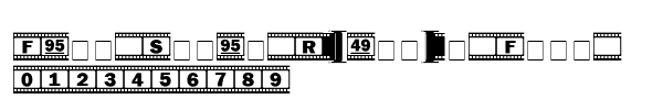 Fuente Film Strip Regular Font Monger.ttf