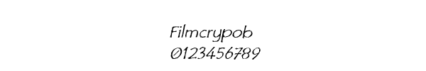 Fuente Filmcrypob.ttf