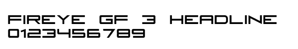 Fuente Fireye GF 3 Headline condensed.ttf