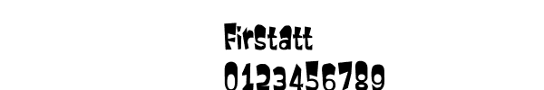 Fuente Firstatt.ttf