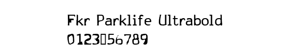 Fuente Fkr Parklife Ultrabold.ttf