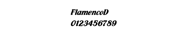 Fuente FlamencoD.ttf