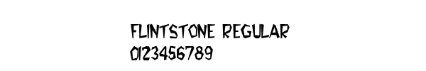 Fuente Flintstone Regular.ttf