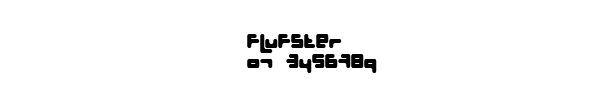 Fuente Flufster.ttf