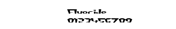 Fuente Fluoride.ttf