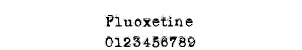 Fuente Fluoxetine.ttf