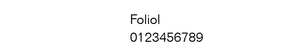 Fuente Foliol.ttf