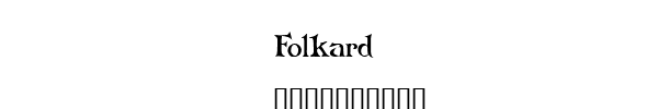 Fuente Folkard.ttf