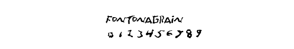 Fuente Fontonagrain.ttf