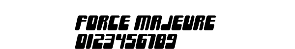 Fuente Force Majeure.ttf