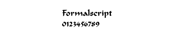 Fuente Formalscript.ttf