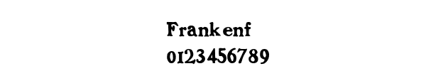 Fuente Frankenf.ttf