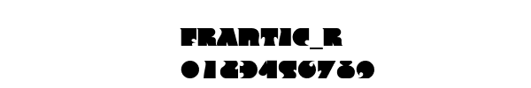 Fuente Frantic_r.ttf