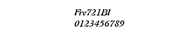 Fuente Fre721BI.ttf