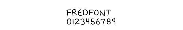Fuente Fredfont.ttf