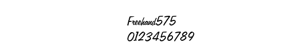 Fuente Freehand575.ttf