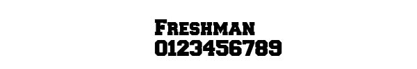 Fuente Freshman.ttf