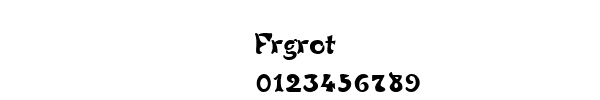 Fuente Frgrot.ttf