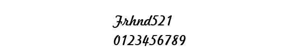 Fuente Frhnd521.ttf