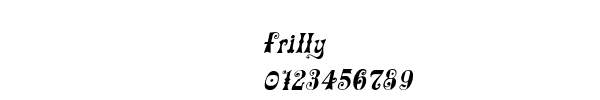 Fuente Frilly.ttf