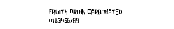 Fuente Fruity Drink Carbonated.ttf