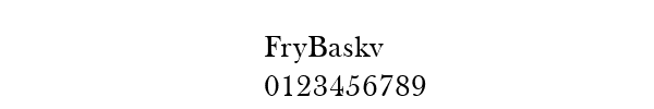 Fuente FryBaskv.ttf