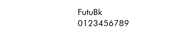 Fuente FutuBk.ttf