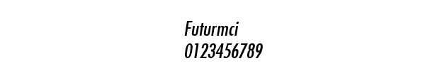 Fuente Futurmci.ttf