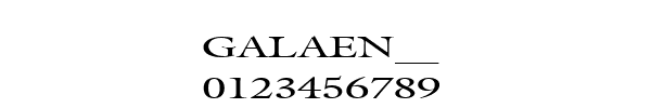 Fuente GALAEN__.TTF