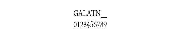Fuente GALATN__.TTF