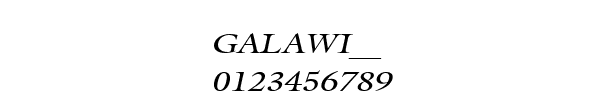 Fuente GALAWI__.TTF