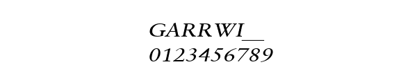 Fuente GARRWI__.TTF