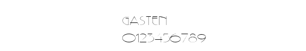 Fuente GASTEN__.TTF