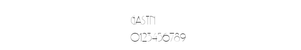 Fuente GASTN___.TTF