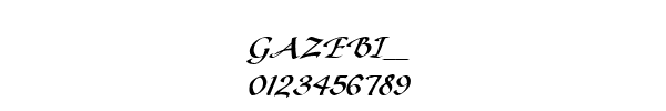 Fuente GAZEBI__.TTF