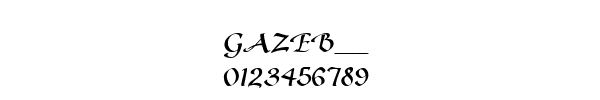 Fuente GAZEB___.TTF