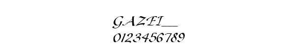 Fuente GAZEI___.TTF