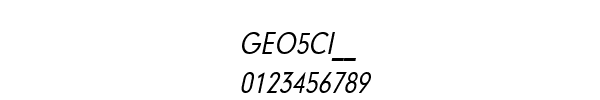 Fuente GEO5CI__.TTF