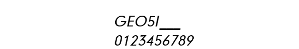 Fuente GEO5I___.TTF