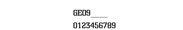 Fuente GEO9____.TTF
