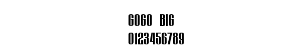 Fuente GOGO_BIG.TTF