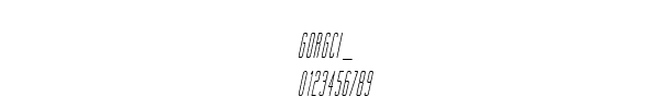 Fuente GORGCI__.TTF