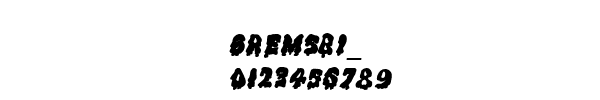 Fuente GREMSBI_.TTF