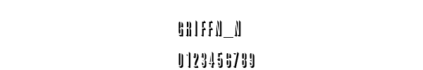 Fuente GRIFFN_N.TTF