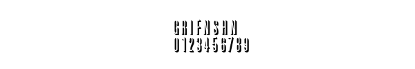 Fuente GRIFNSHN.TTF