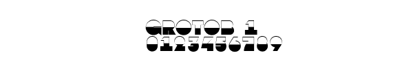 Fuente GROTOB 1.TTF